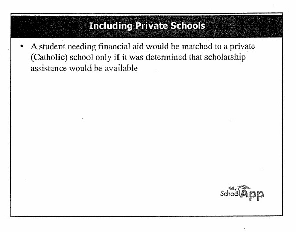 PSP-Catholic schools