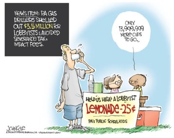 (Editorial cartoon: John Cole)